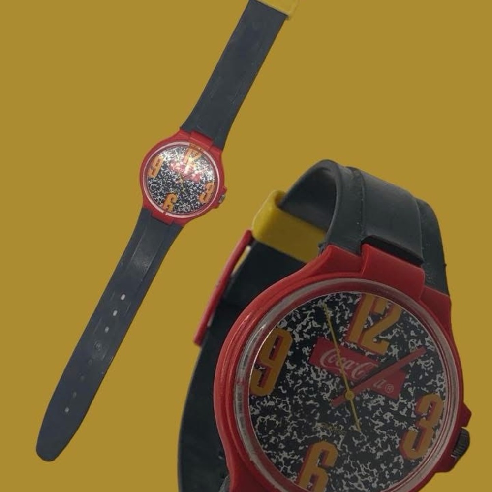 Vintage Retro Coca-Cola Promotional Wristwatch